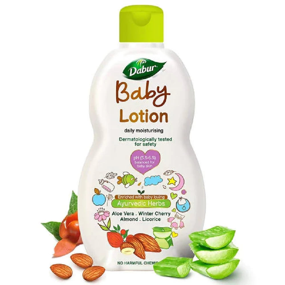 Dabur Baby Lotion Daily Moisturising, 500 ml-2.webp